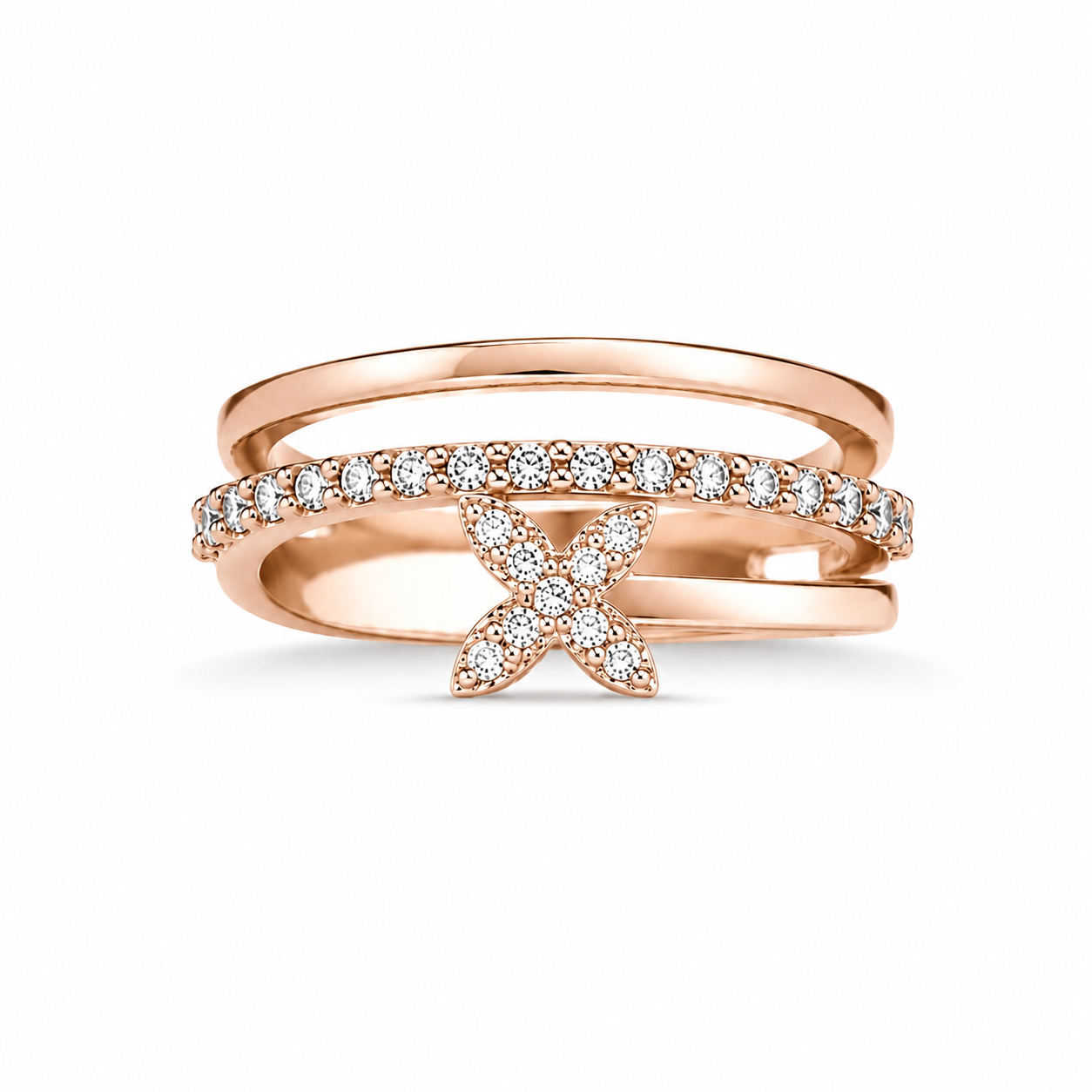 Lumière Butterfly Ring