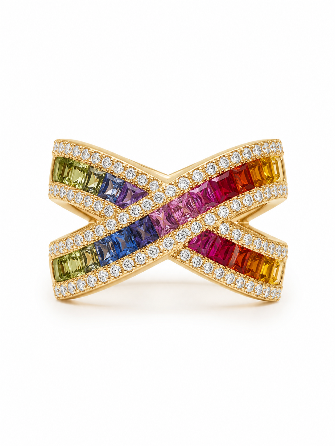 X Rainbow Ring