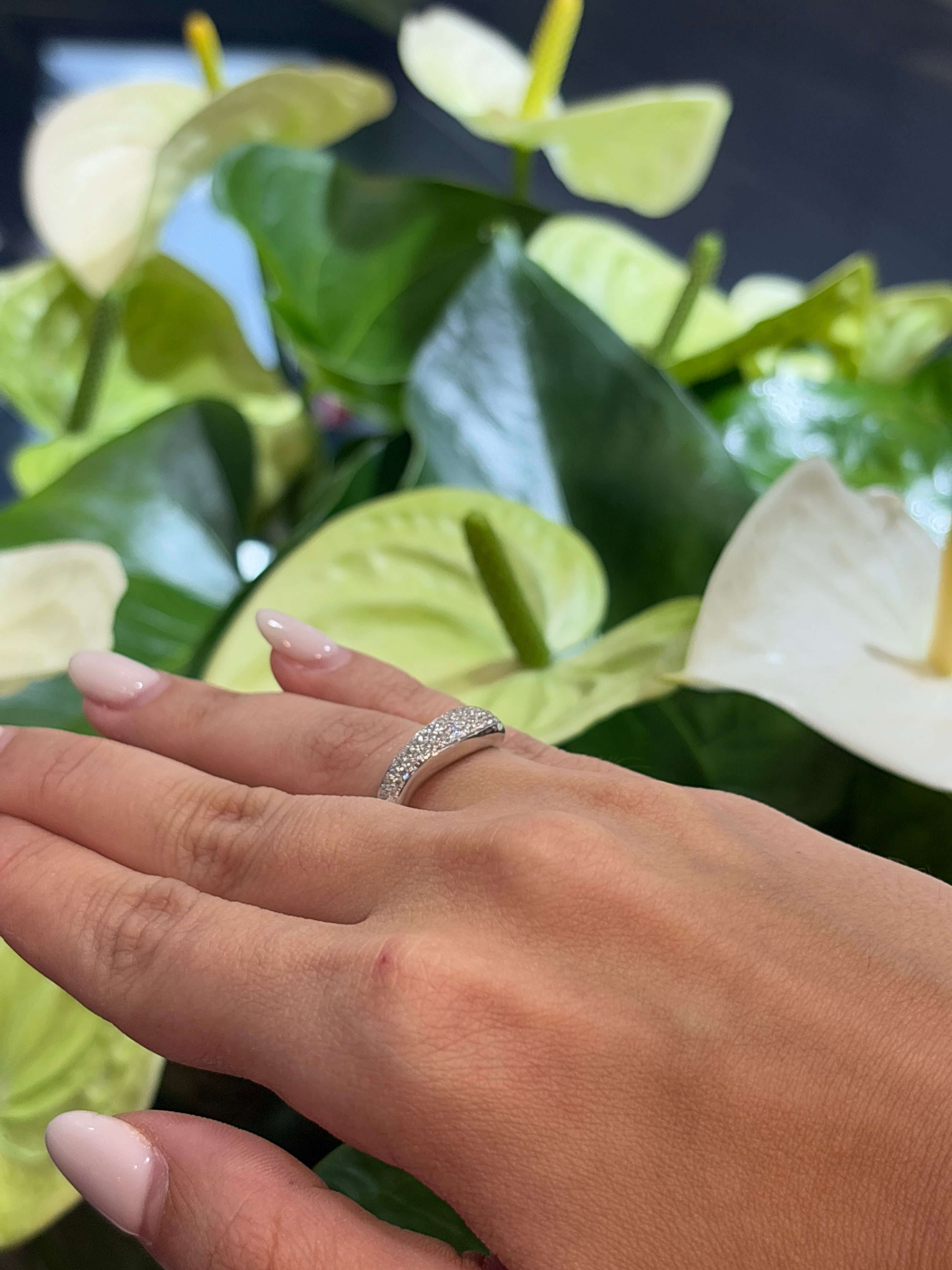 Wave Diamond Ring