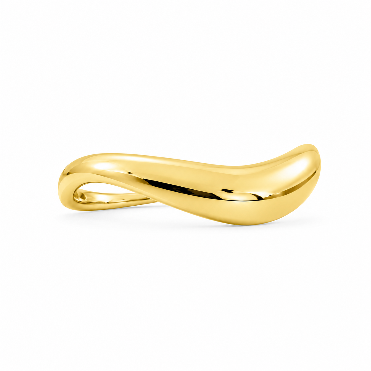 Golden Wave Ring
