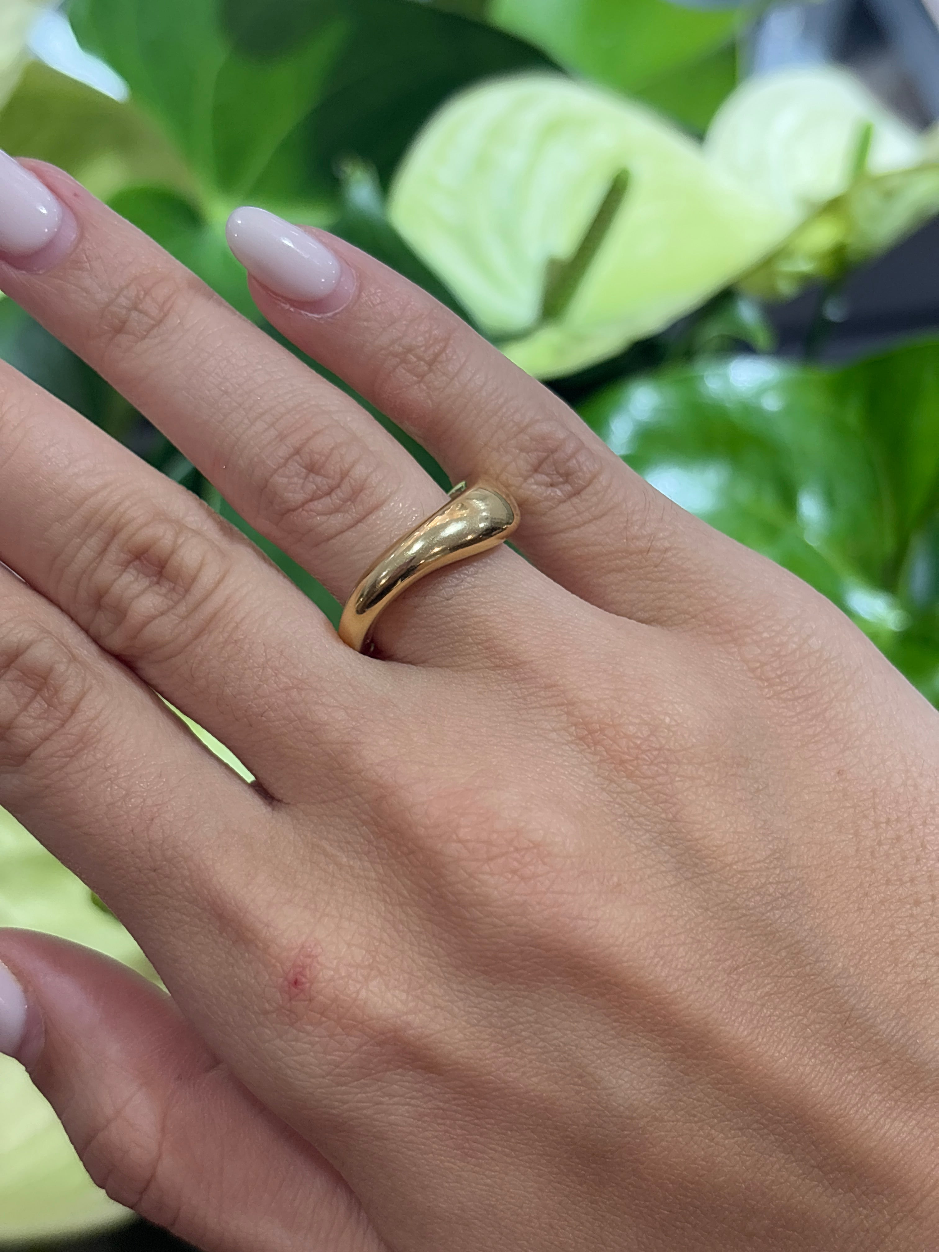 Golden Wave Ring