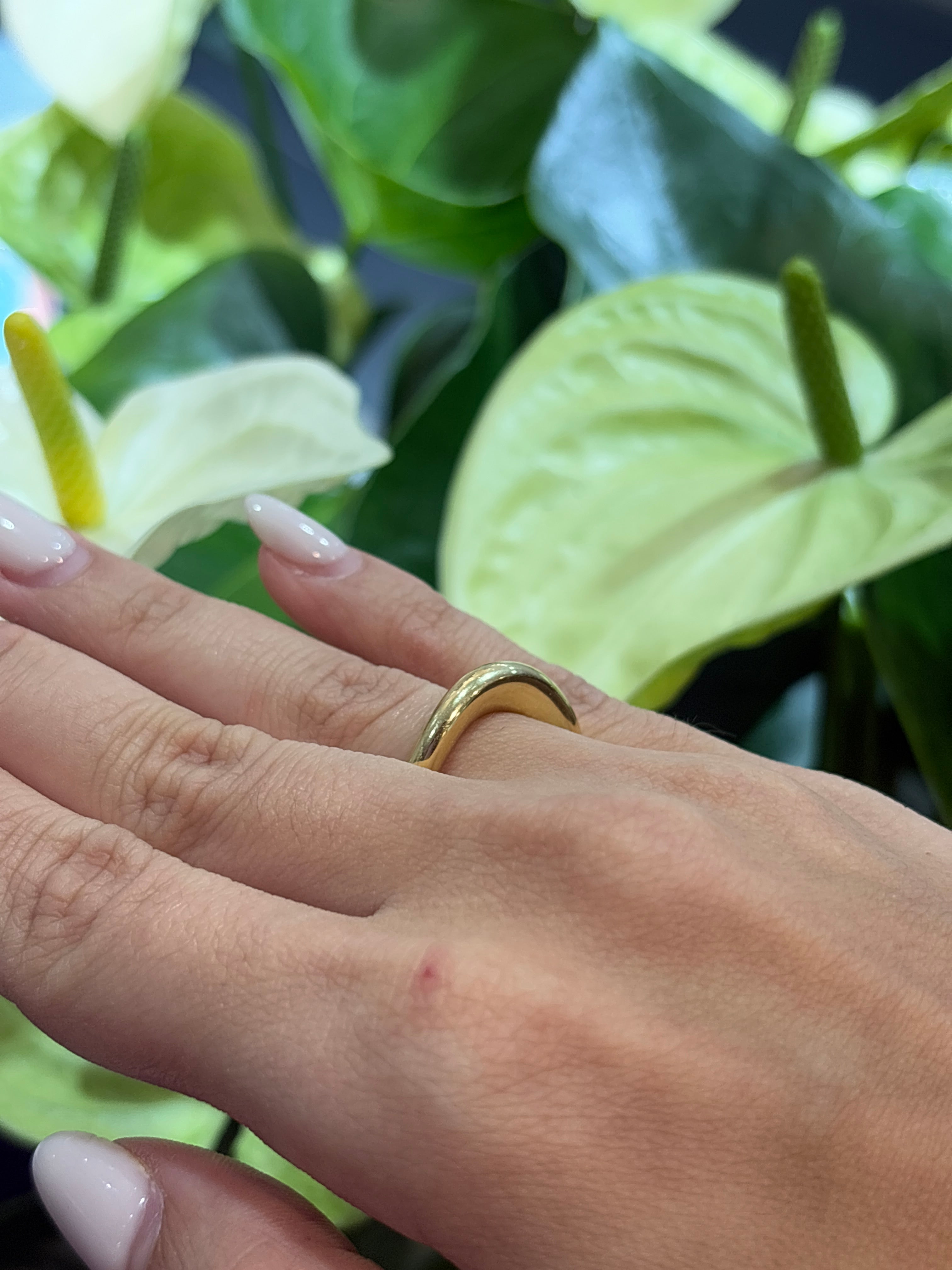 Golden Wave Ring