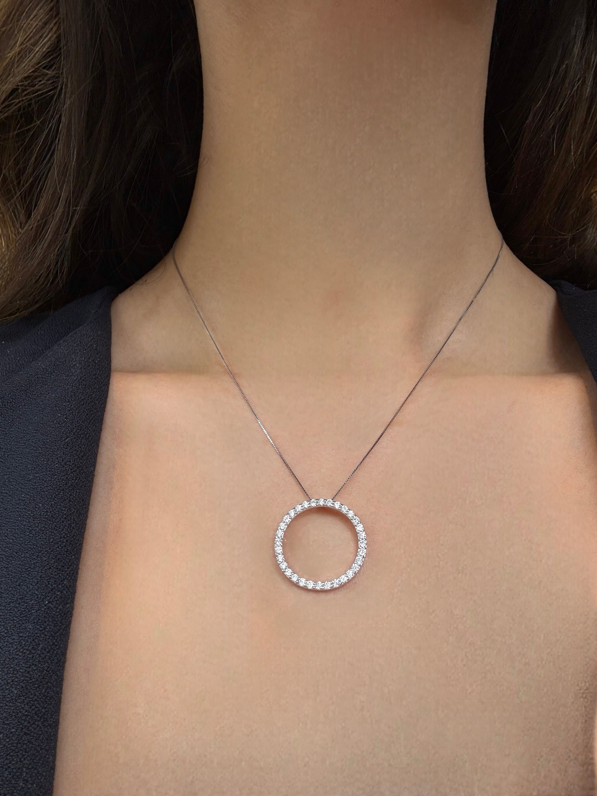 Open Circle Necklace