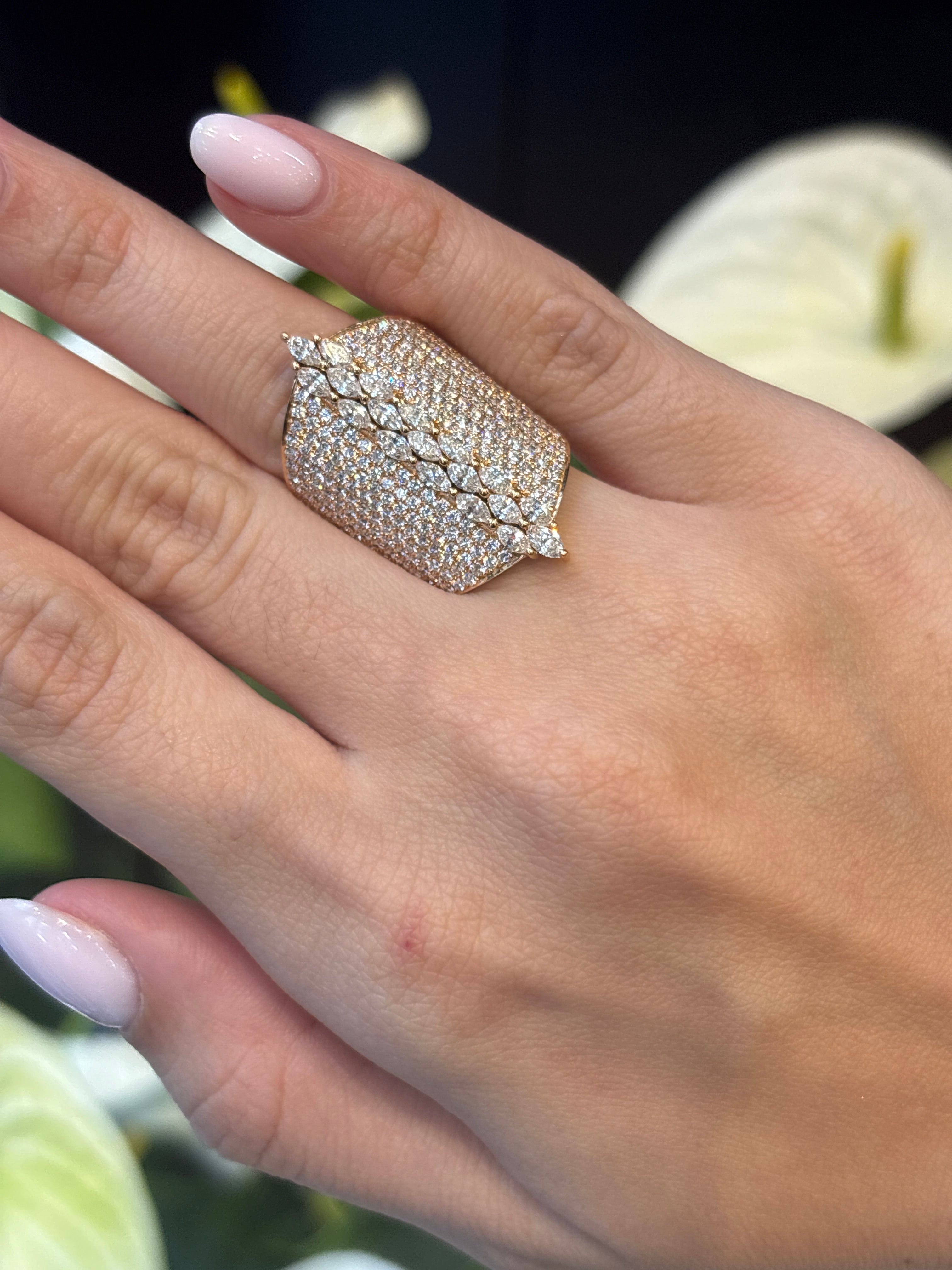 Multi Marquise Ring