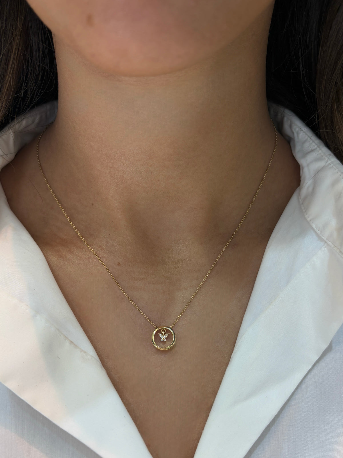 Butterfly Pendant Necklace