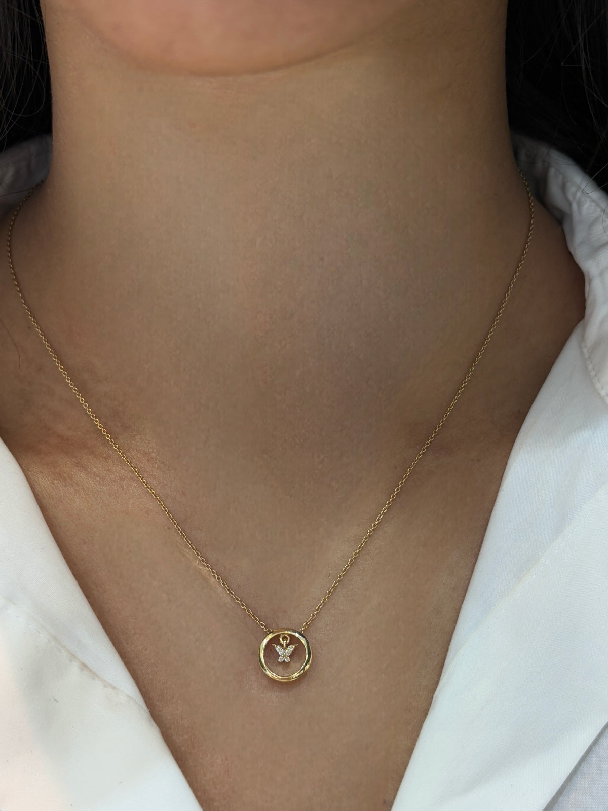 Butterfly Pendant Necklace