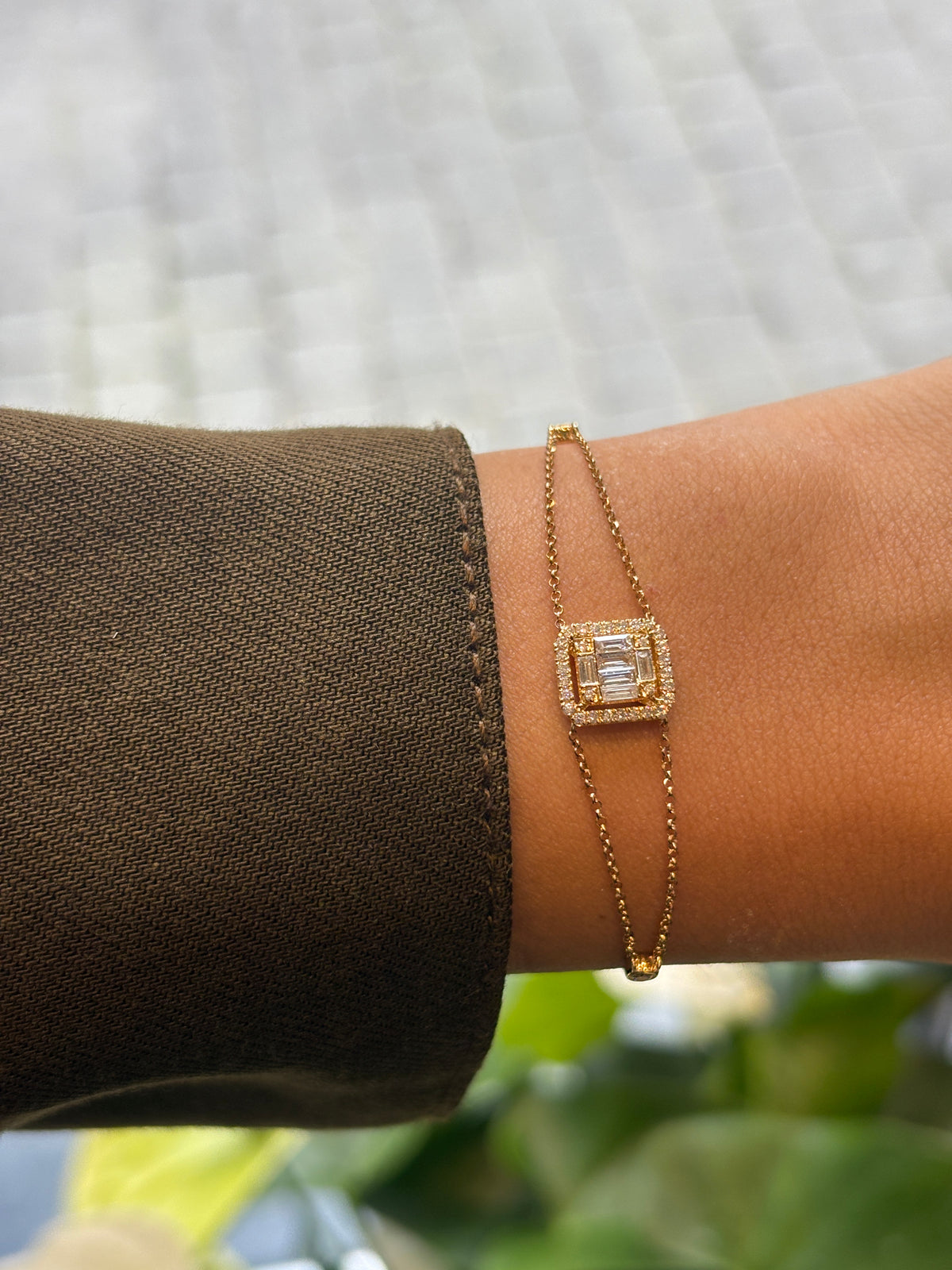 Emerald Diamond Bracelet