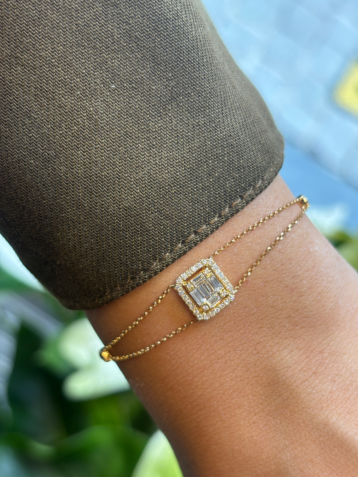 Emerald Diamond Bracelet