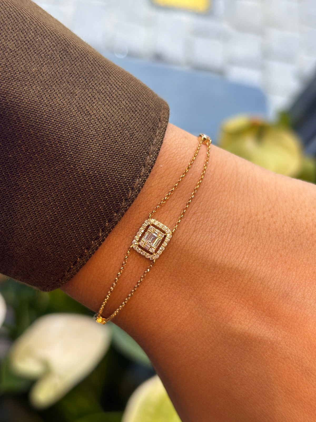 Baguette Diamond Bracelet