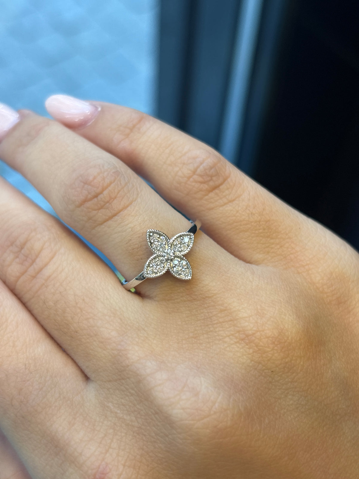 Floral Diamond Ring