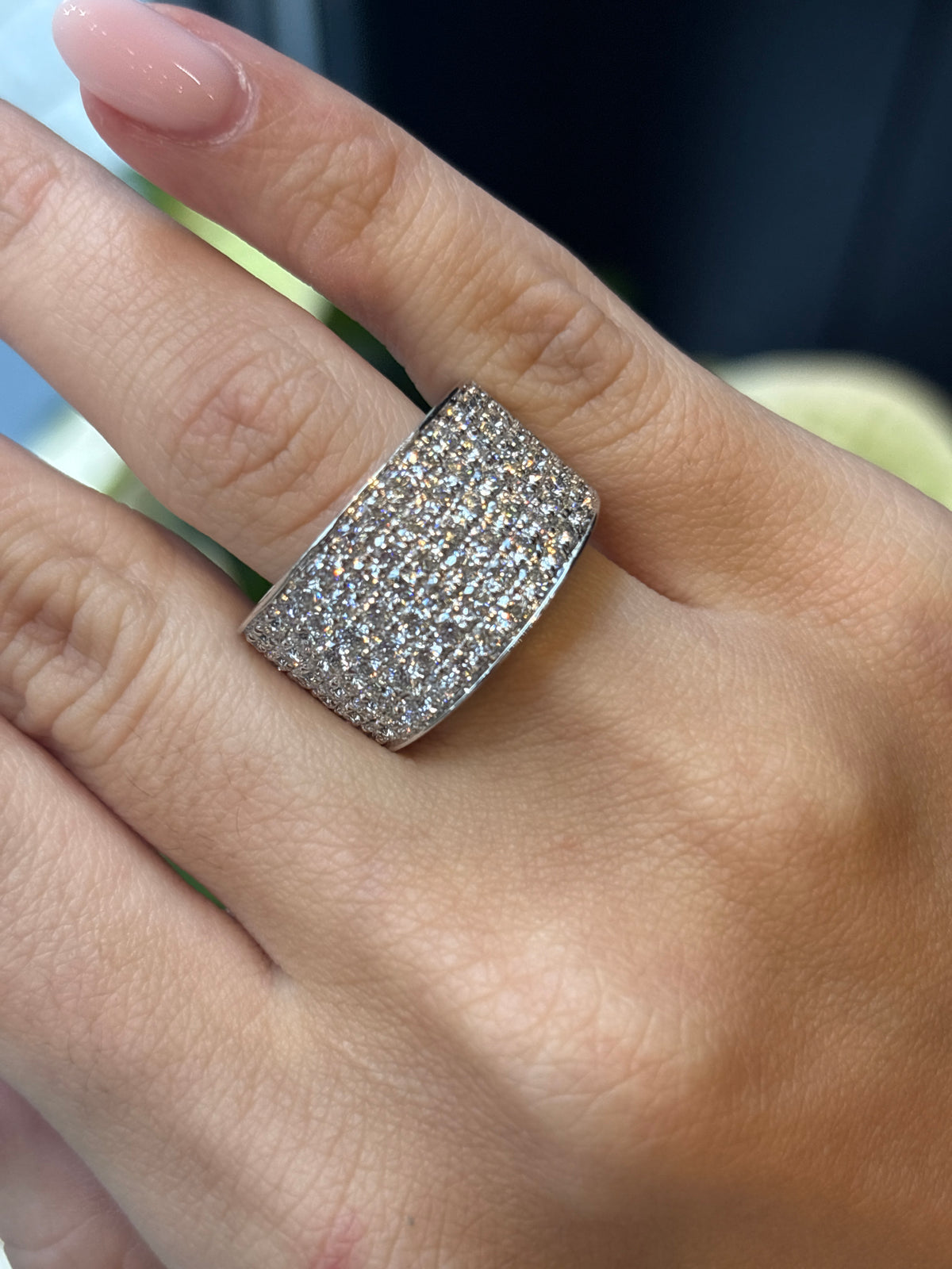 Classic Pavé Diamond Ring