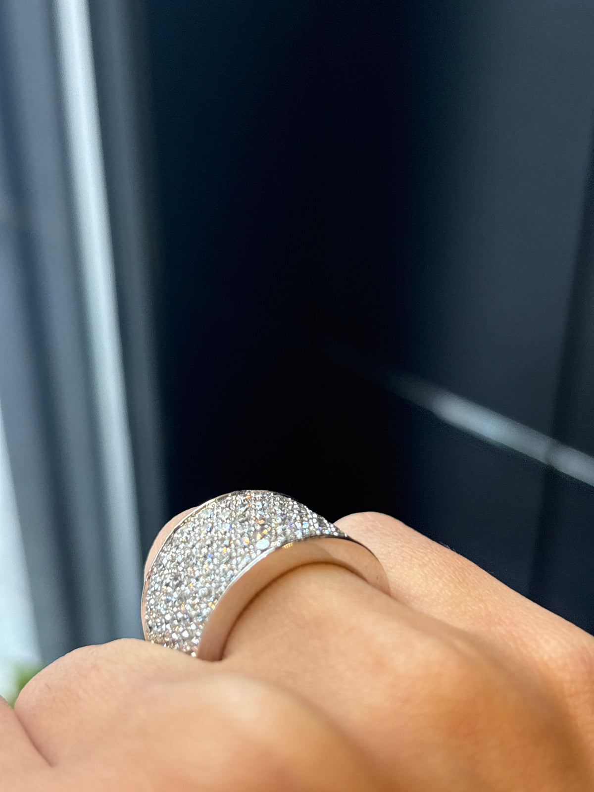 Classic Pavé Diamond Ring