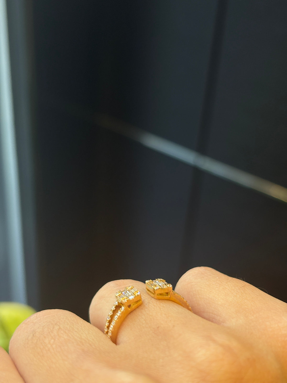 Open Diamond Ring