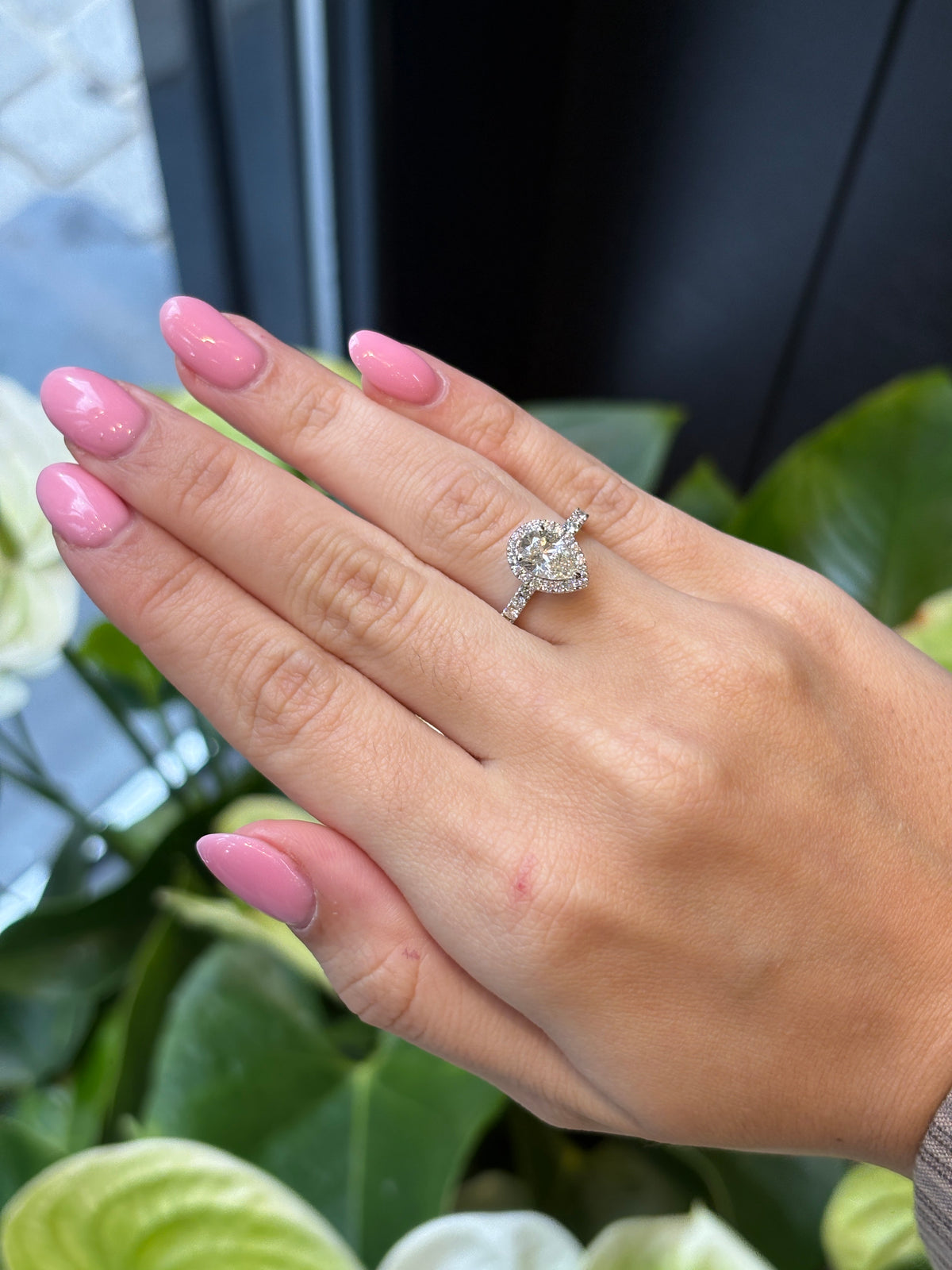 Signature Pear Diamond Ring