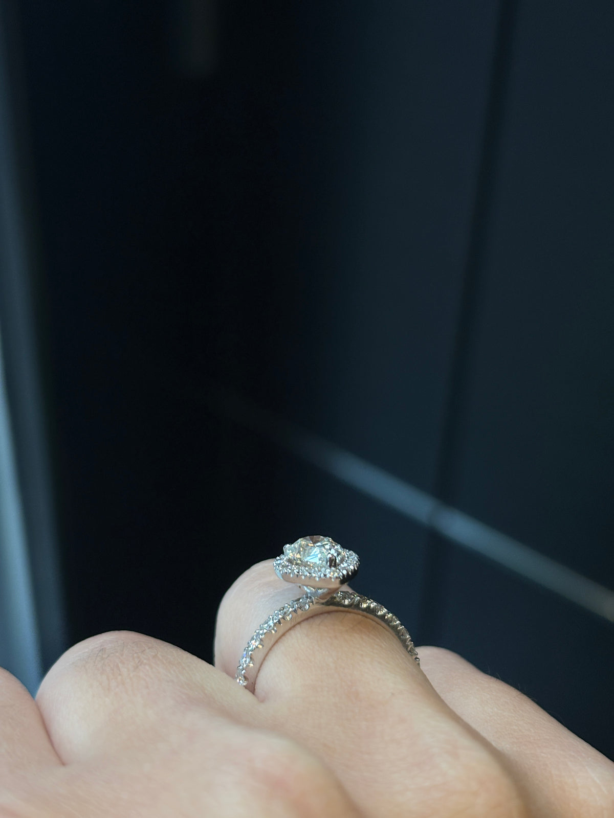 Signature Pear Diamond Ring