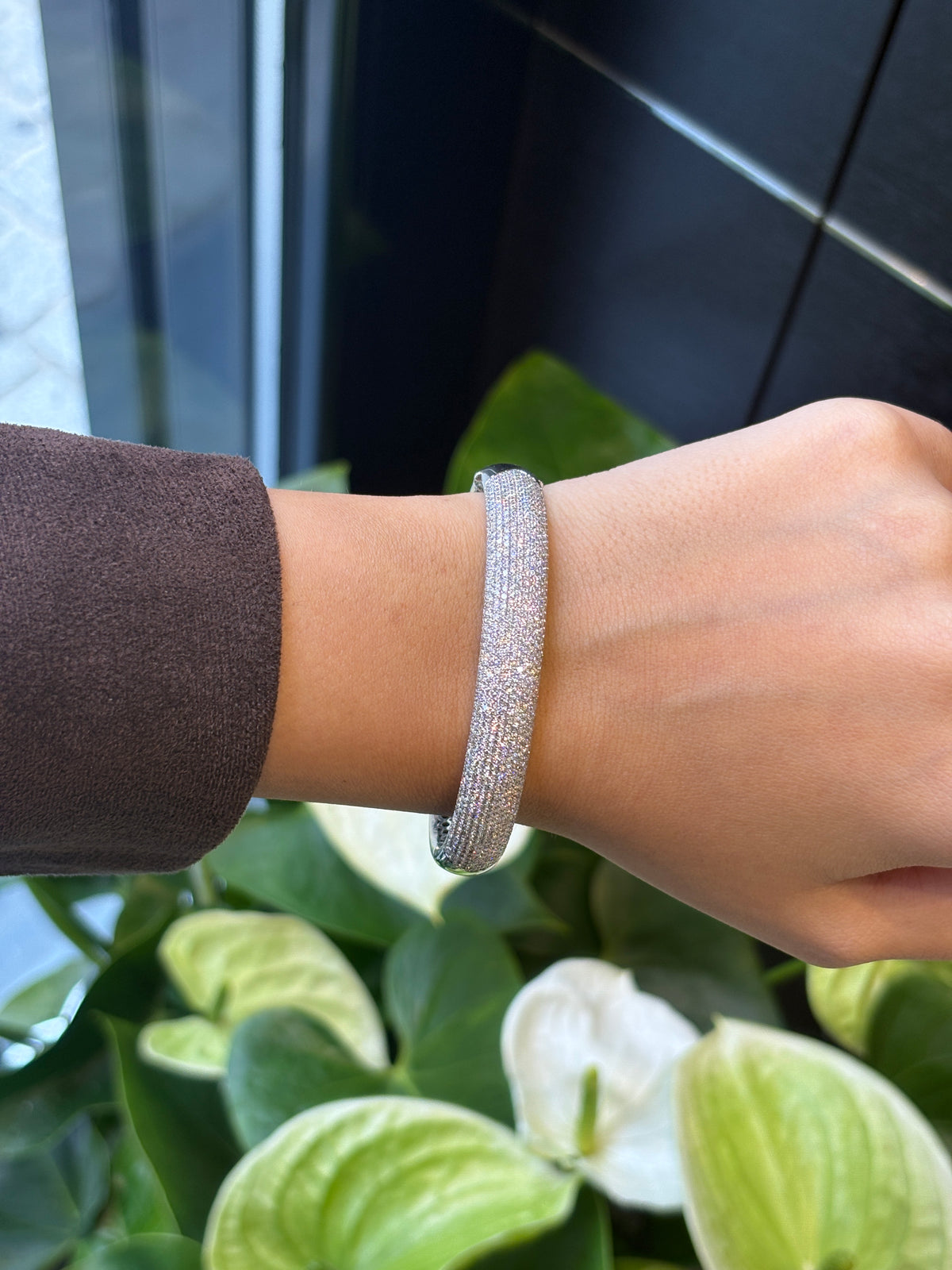 Pavé Diamond Bangle