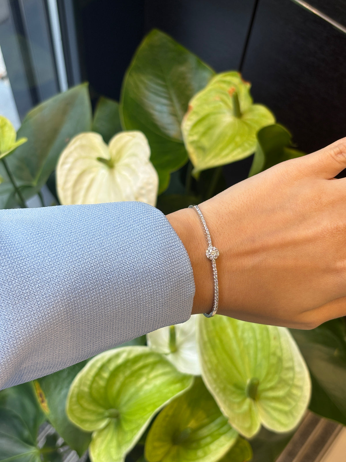 Flexible Diamond Bracelet