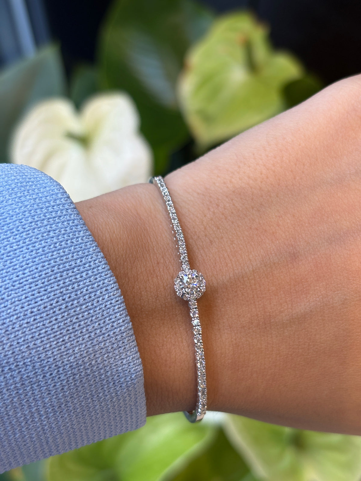 Flexible Diamond Bracelet