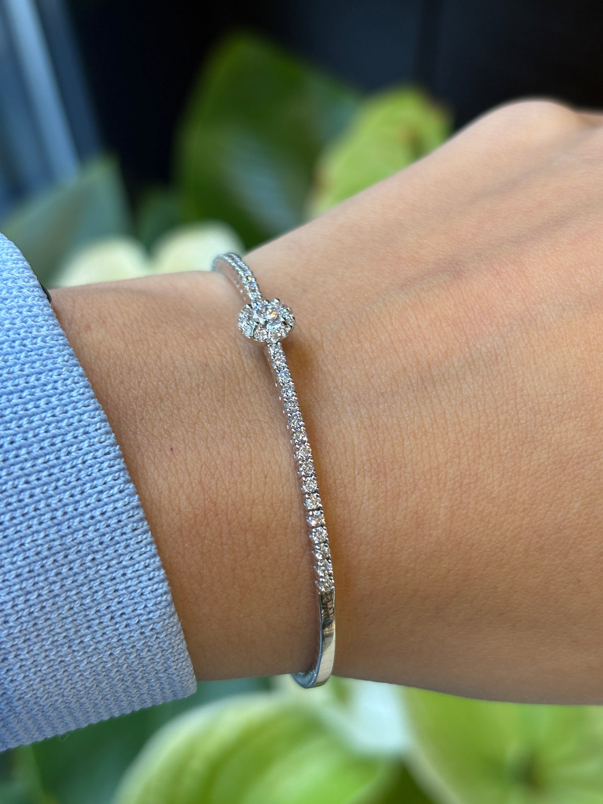 Flexible Diamond Bracelet