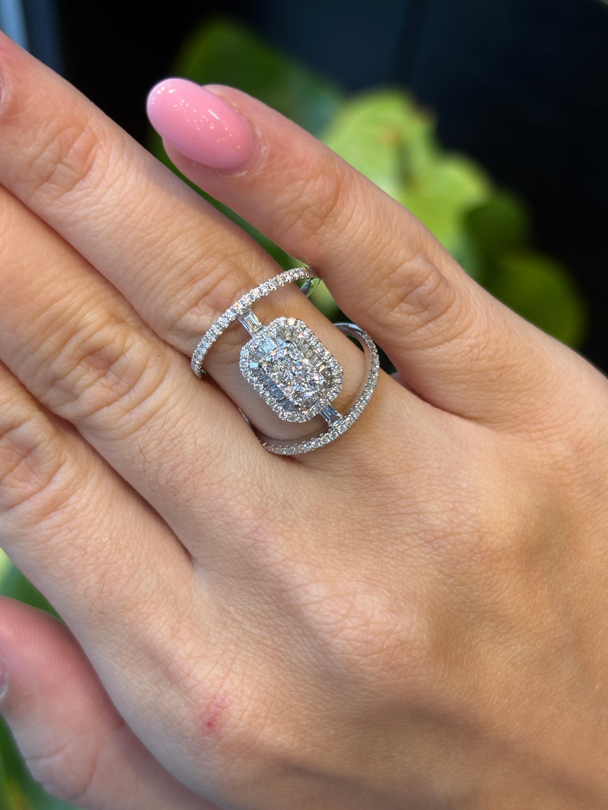 The Radiant Frame Ring