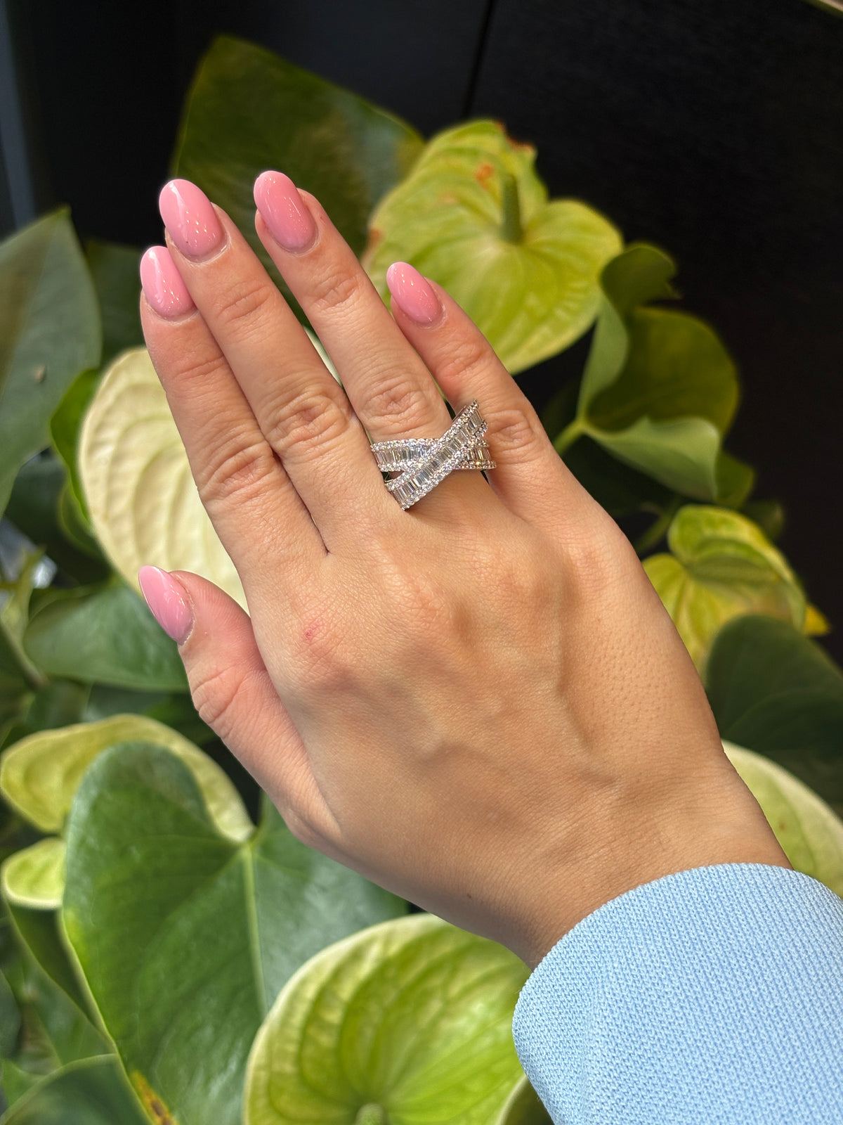 The Interlace Diamond Ring