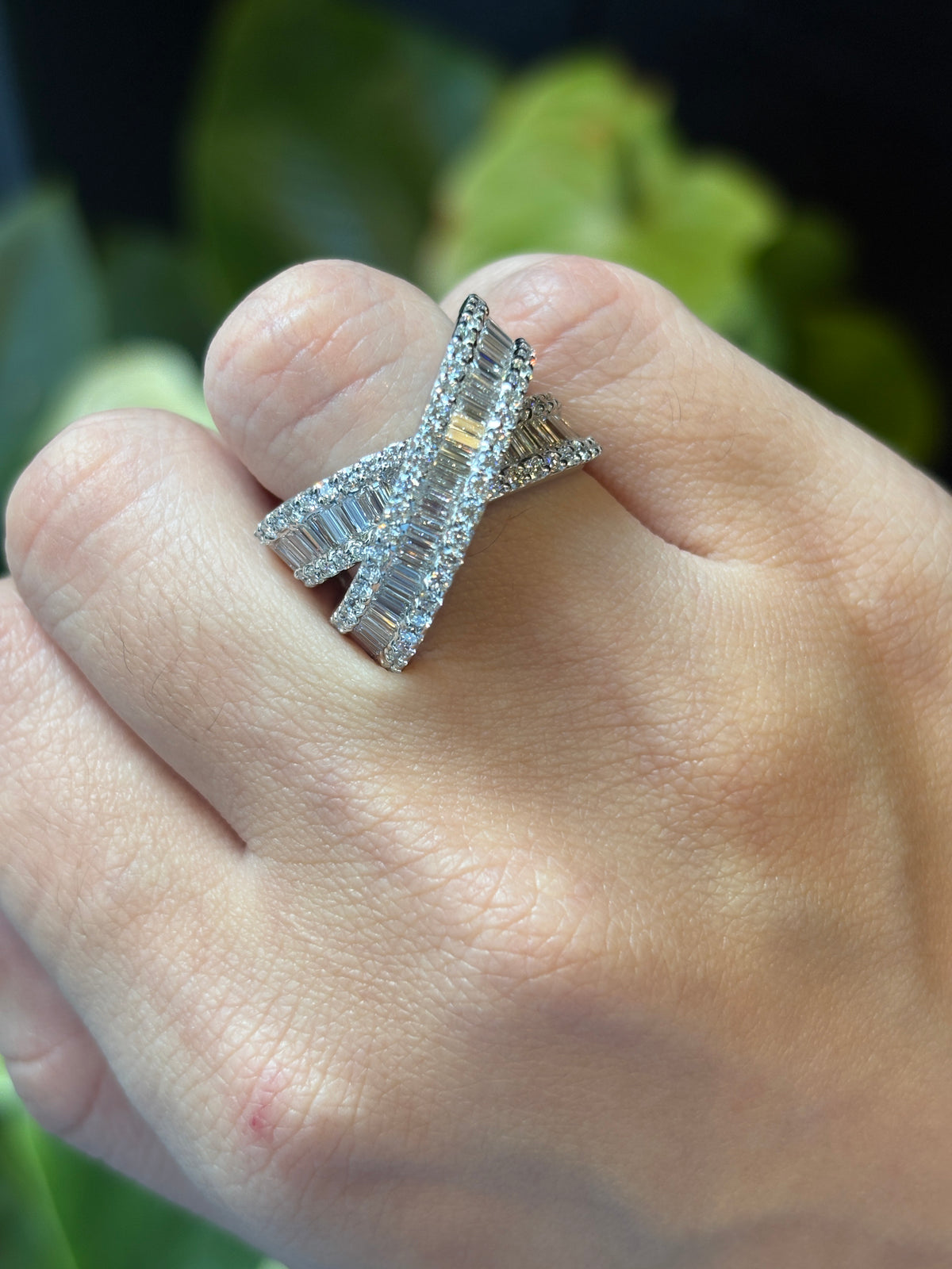 The Interlace Diamond Ring