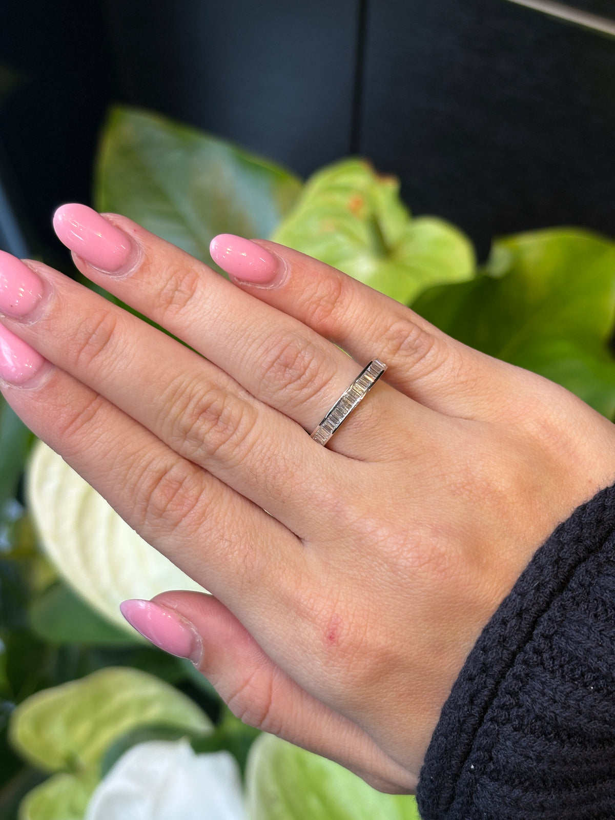 Baguette Channel Diamond Ring