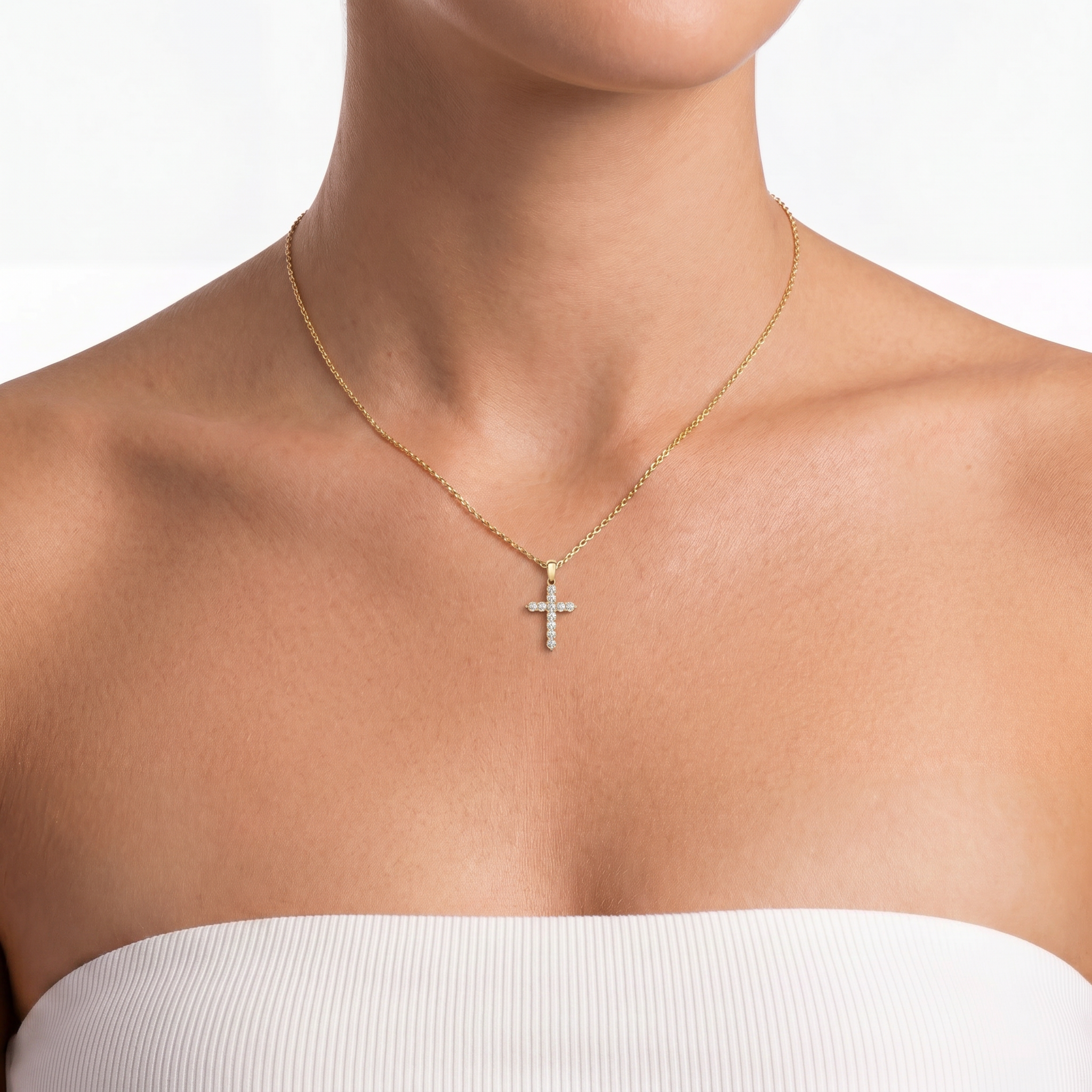 Small Cross Necklace
