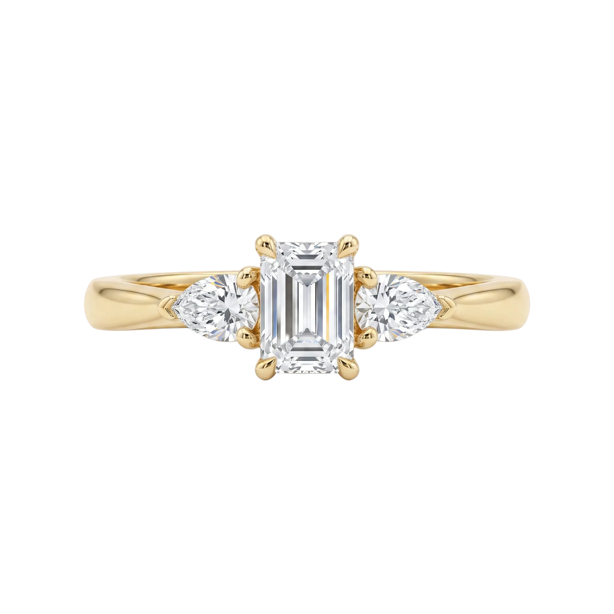 Trope Emerald Trilogy Pearshape Ring