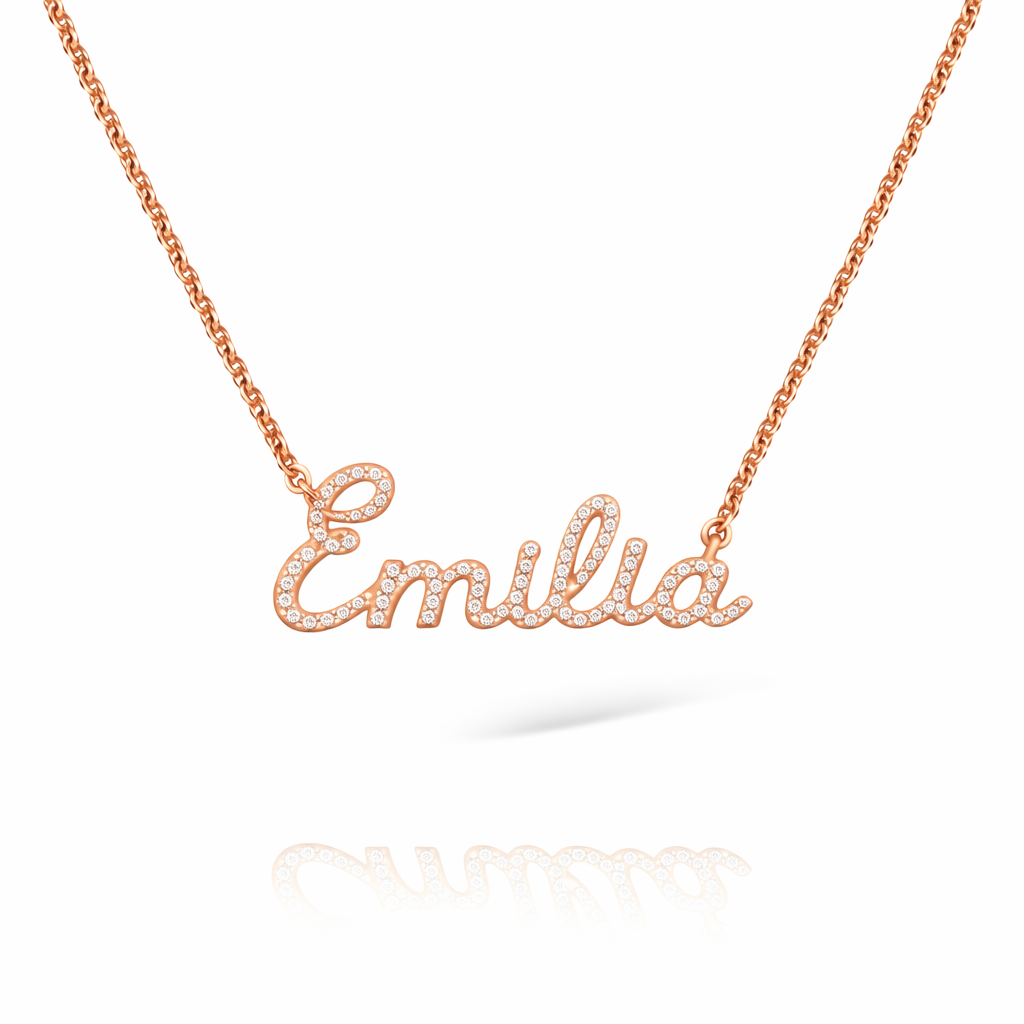 Small Script Nameplate