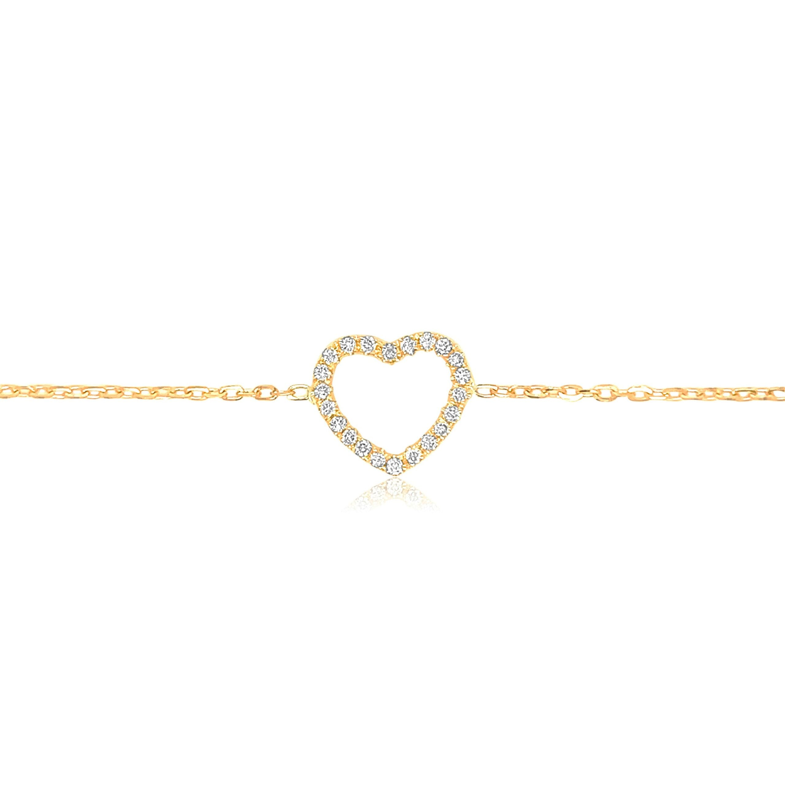 Open Heart Bracelet