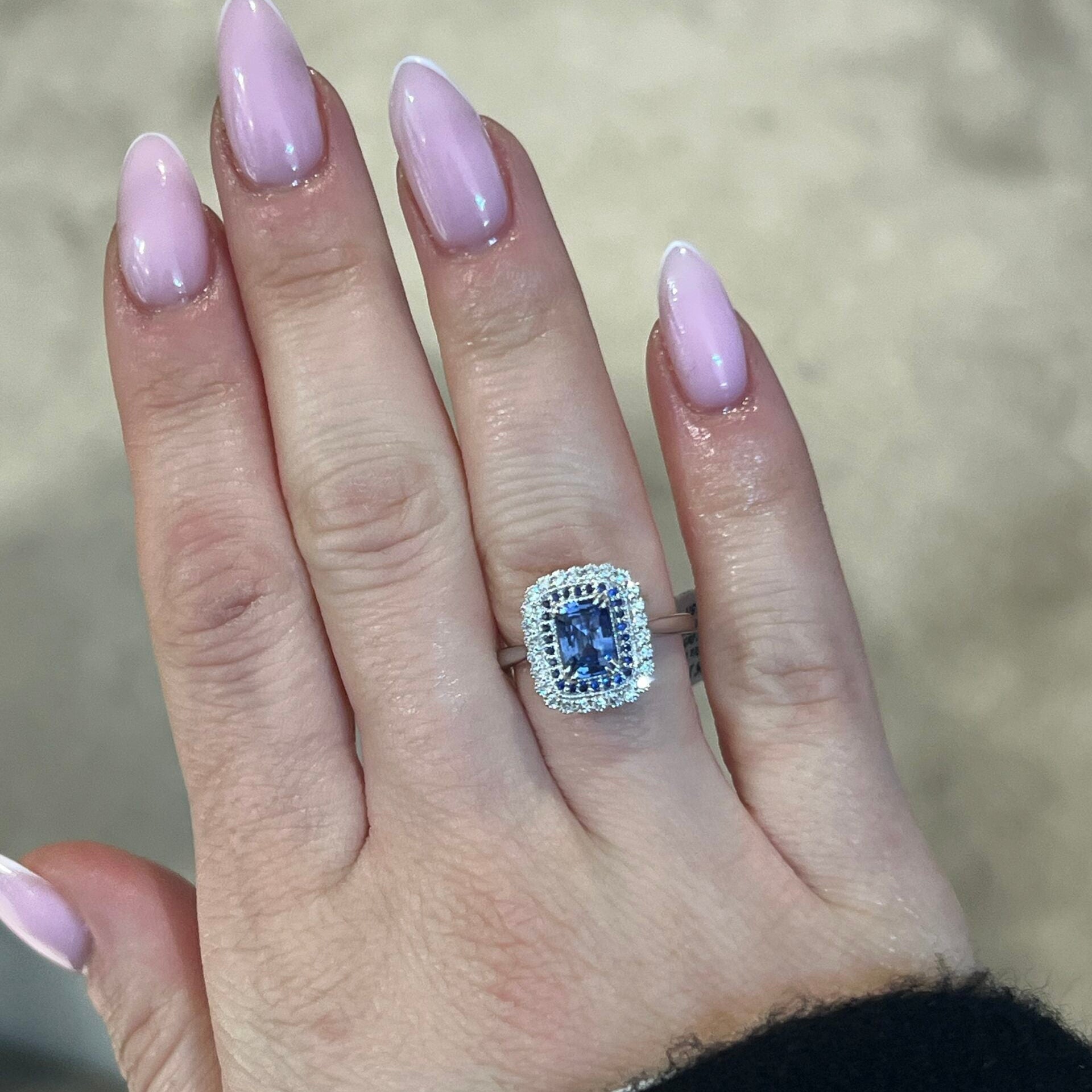 Blue Love Ring