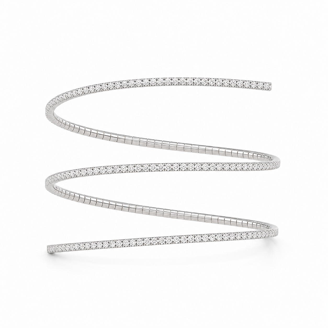 Triple Spiral Bangle