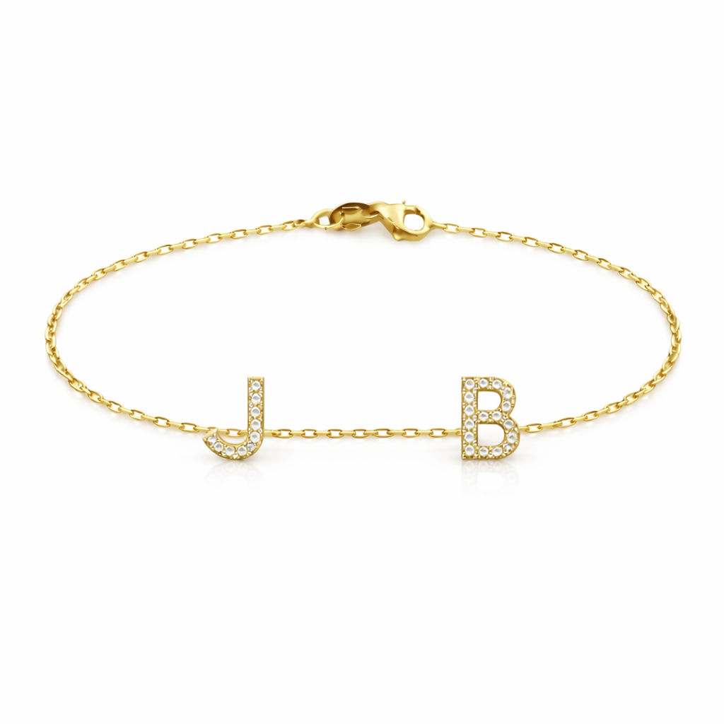 Double Initial Bracelet