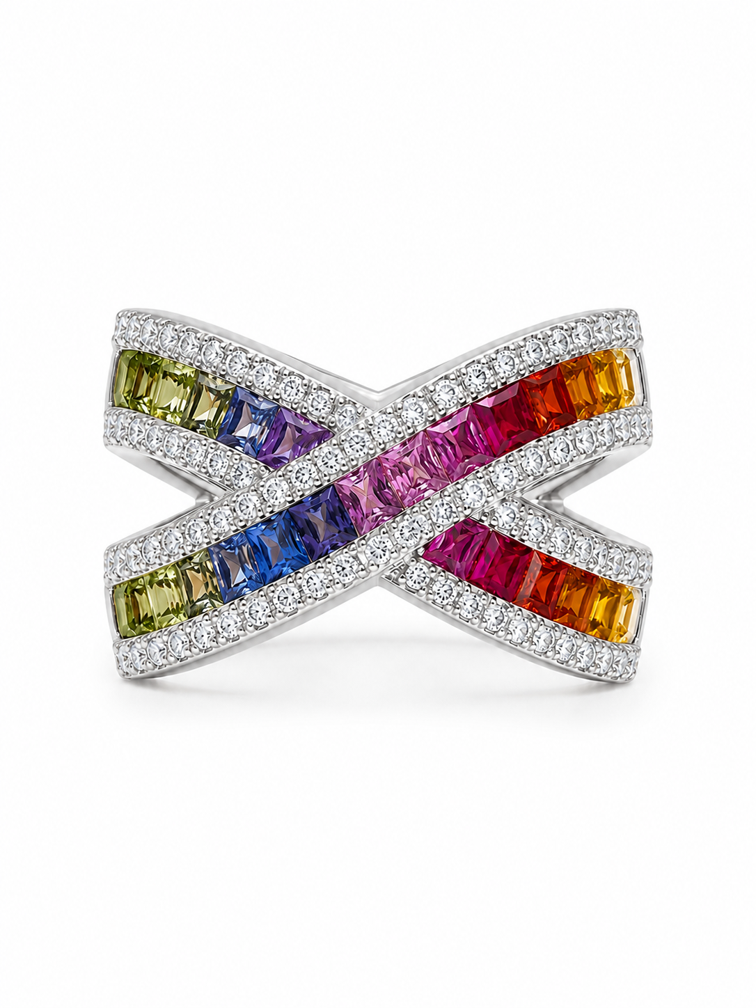 X Rainbow Ring