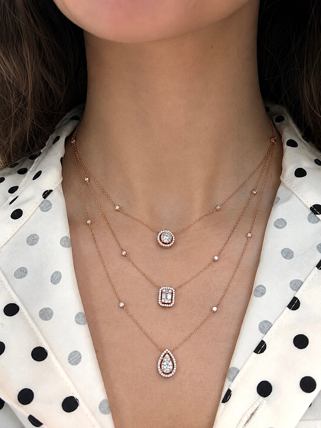 Fancy Trio Mix Necklace