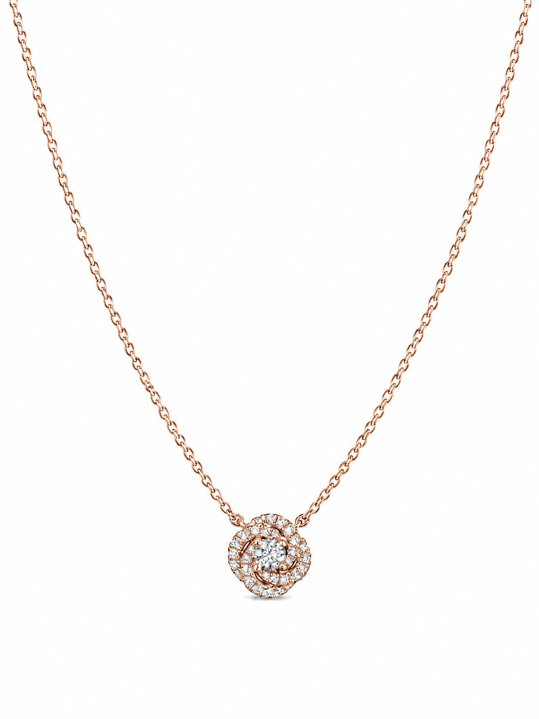 Diamond Bloom Necklace - 18K gold