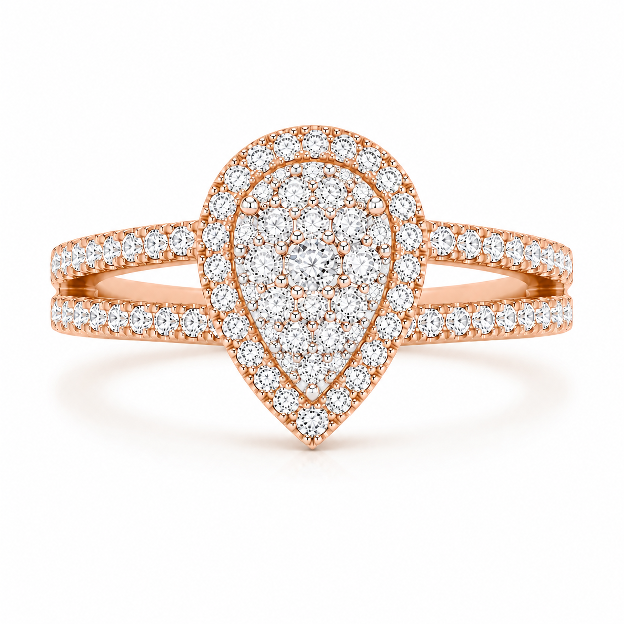Bague Poire Luna