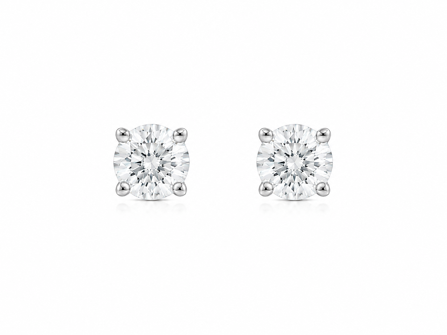Diamond Solitaire Studs - 0.40ct