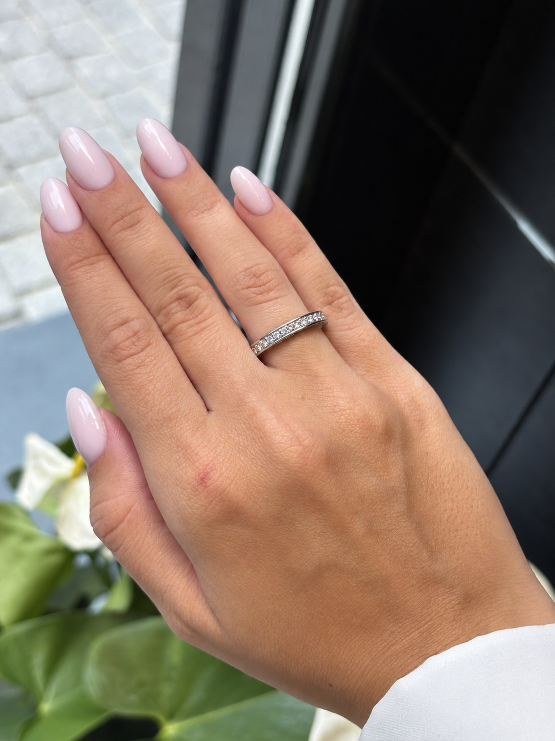 Diamond & Emerald Eternity Ring