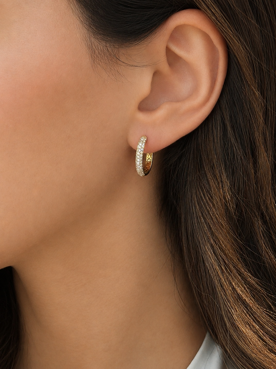 Golden étoile hoops