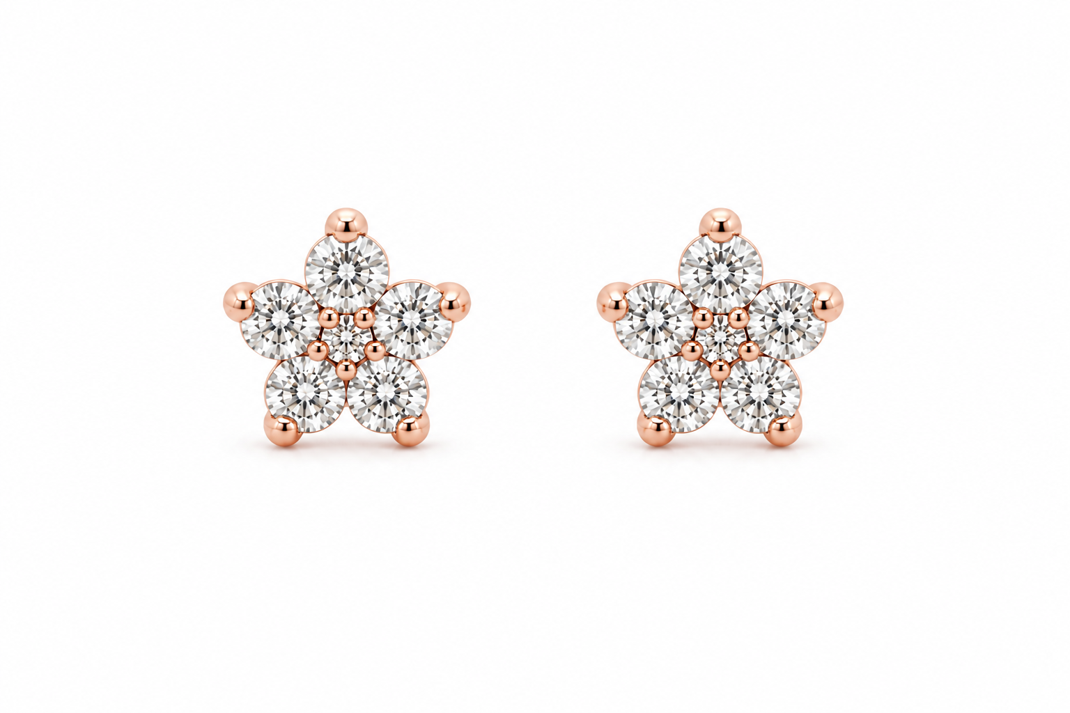 Star Diamond Studs