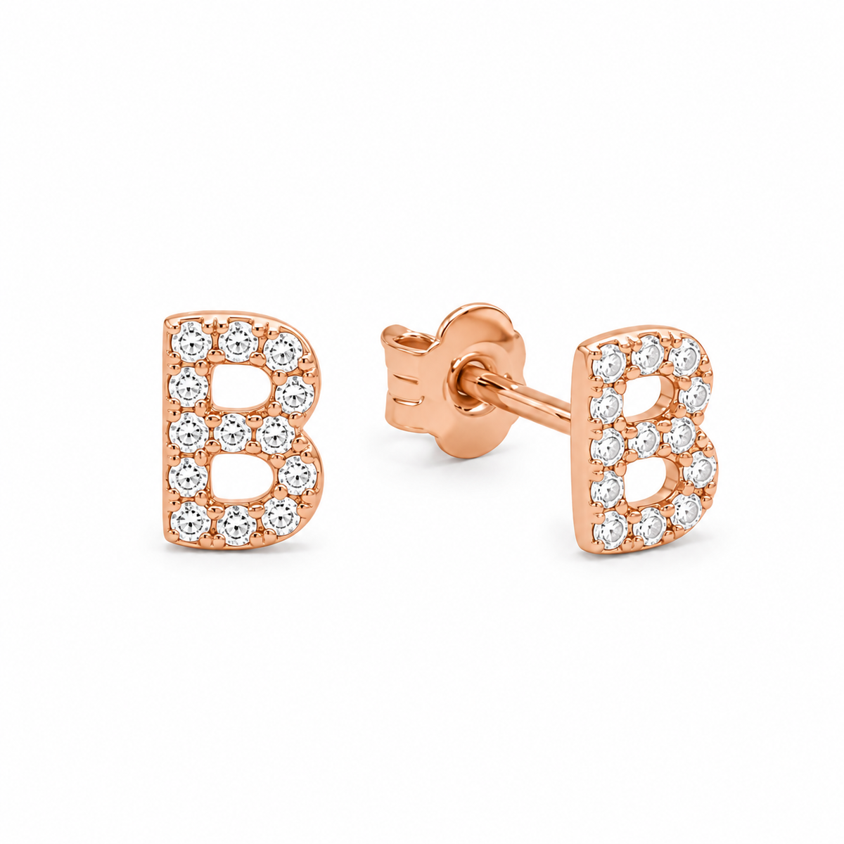 Boucles d'oreilles initiales
