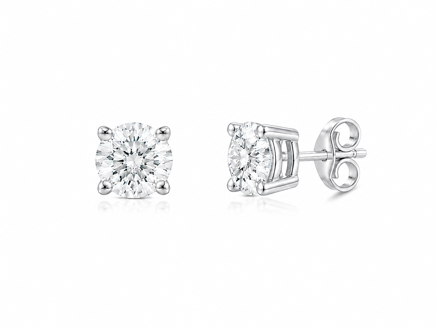 Diamond Solitaire Studs - 0.40ct