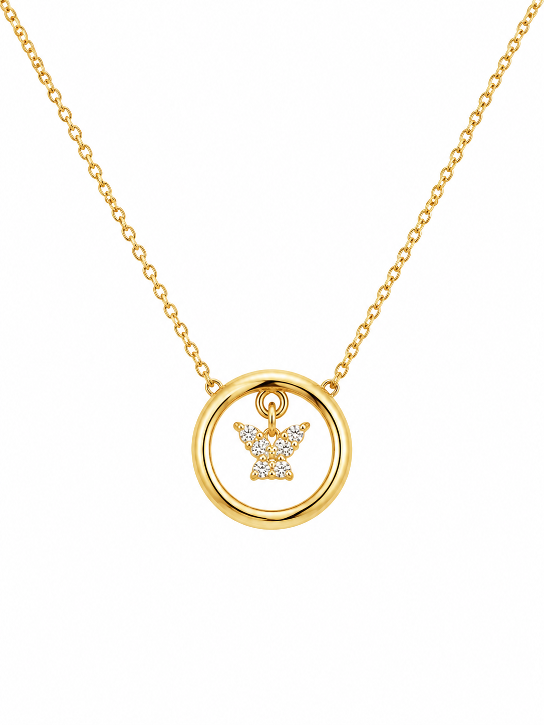 Butterfly Pendant Necklace