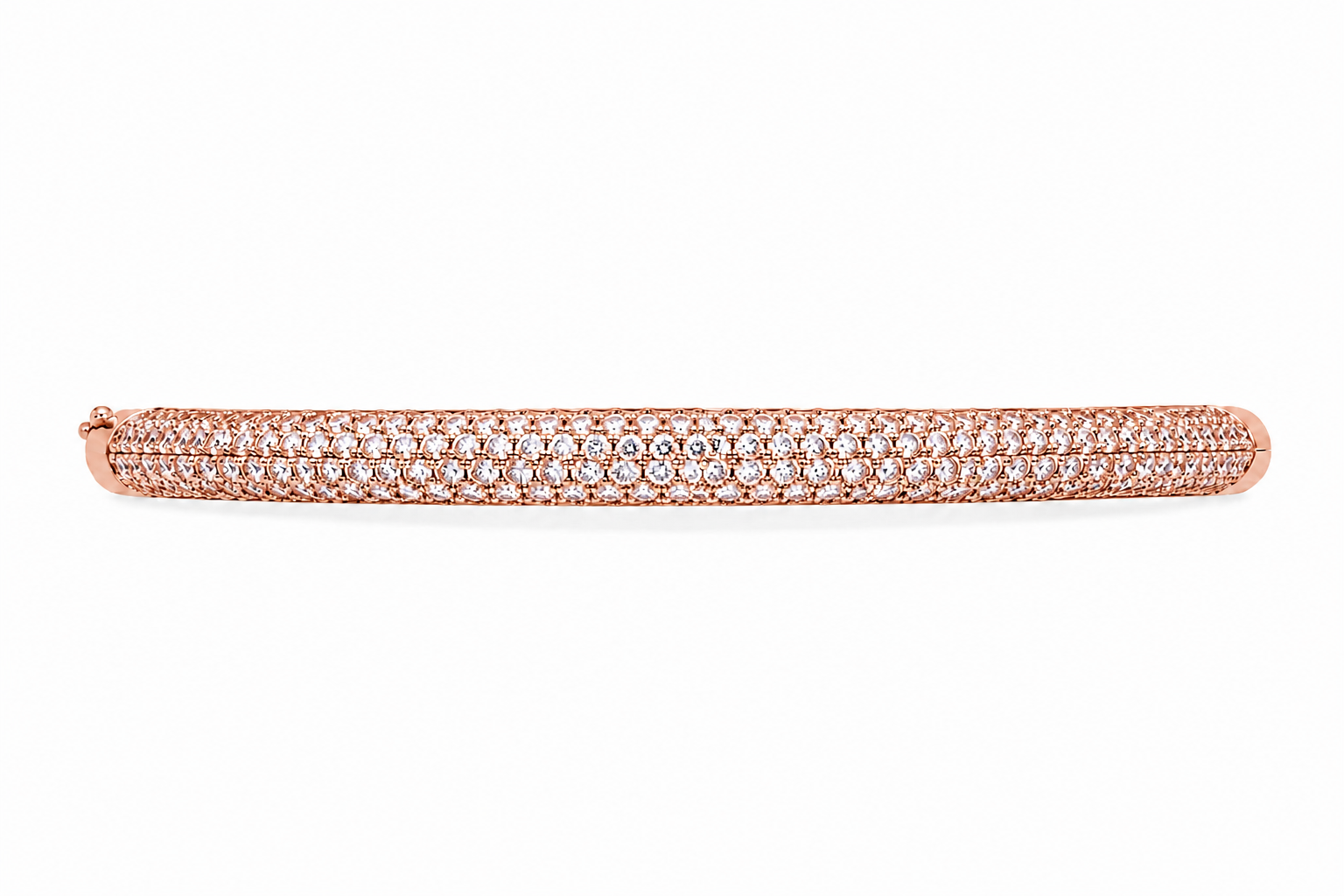 Jonc pavé de carats