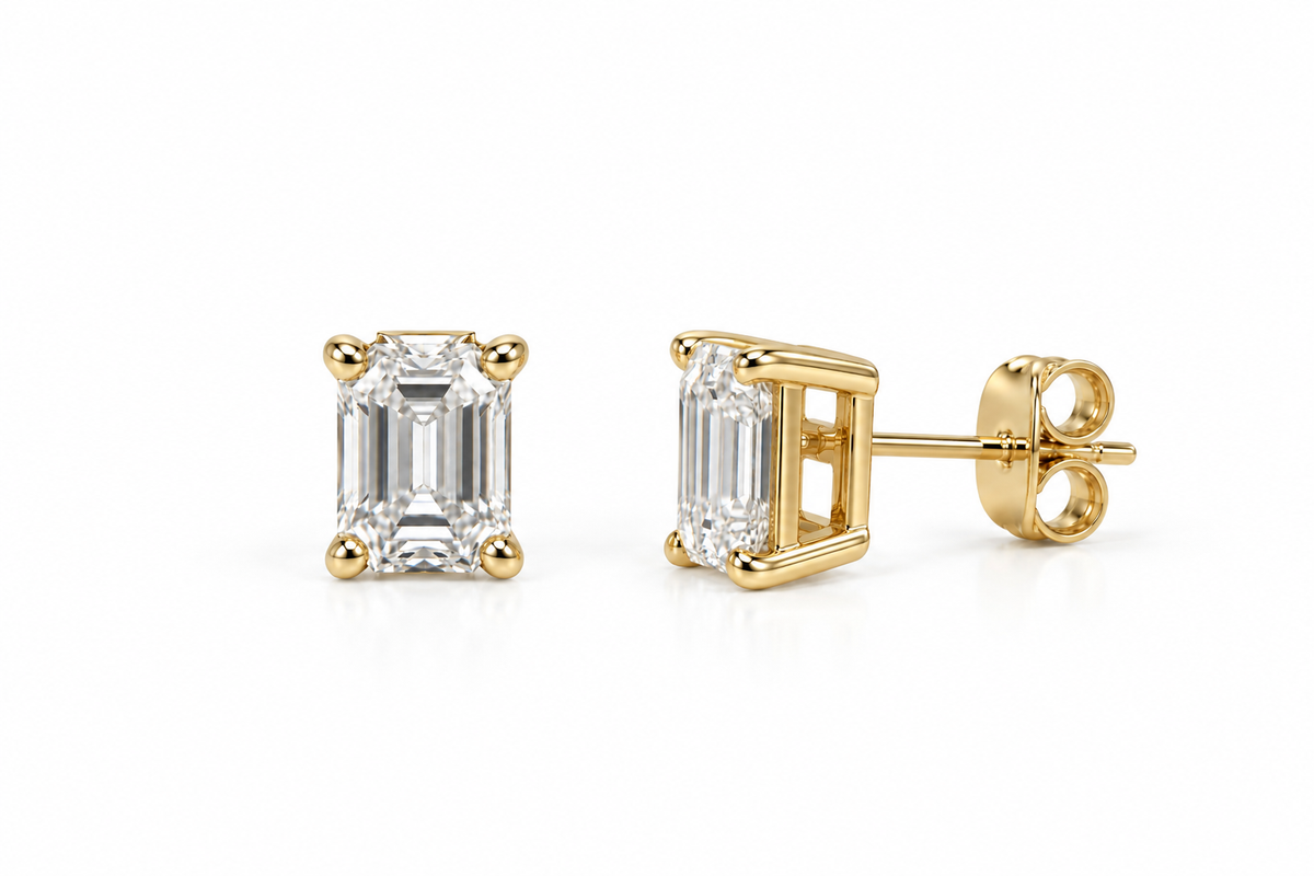 Emerald Studs - 1.00ct