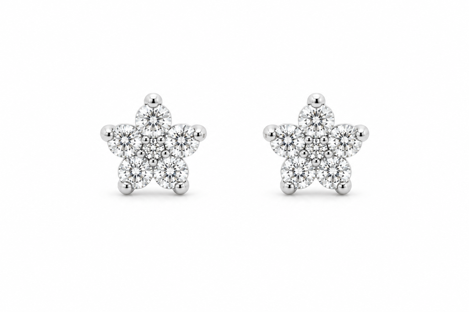 Star Diamond Studs