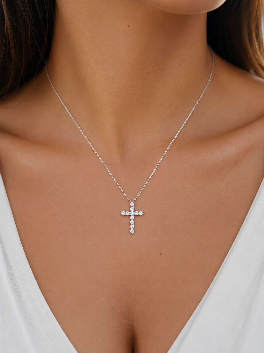Diamond Cross Necklace
