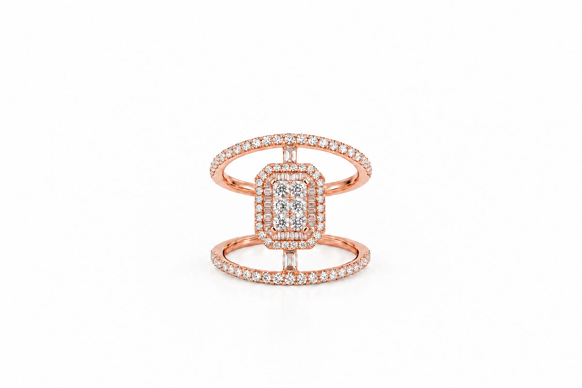 The Radiant Frame Ring